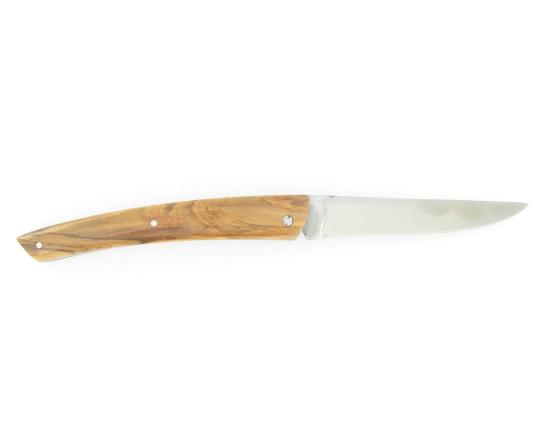 Le Thiers Coursolle 12 cm Olivier Plein Manche Couteau de poche Le Thiers par Coursolle