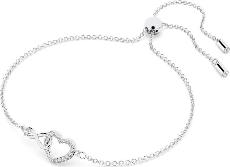 Swarovski Infinity Dames Armband Metaal Zilverkleurig