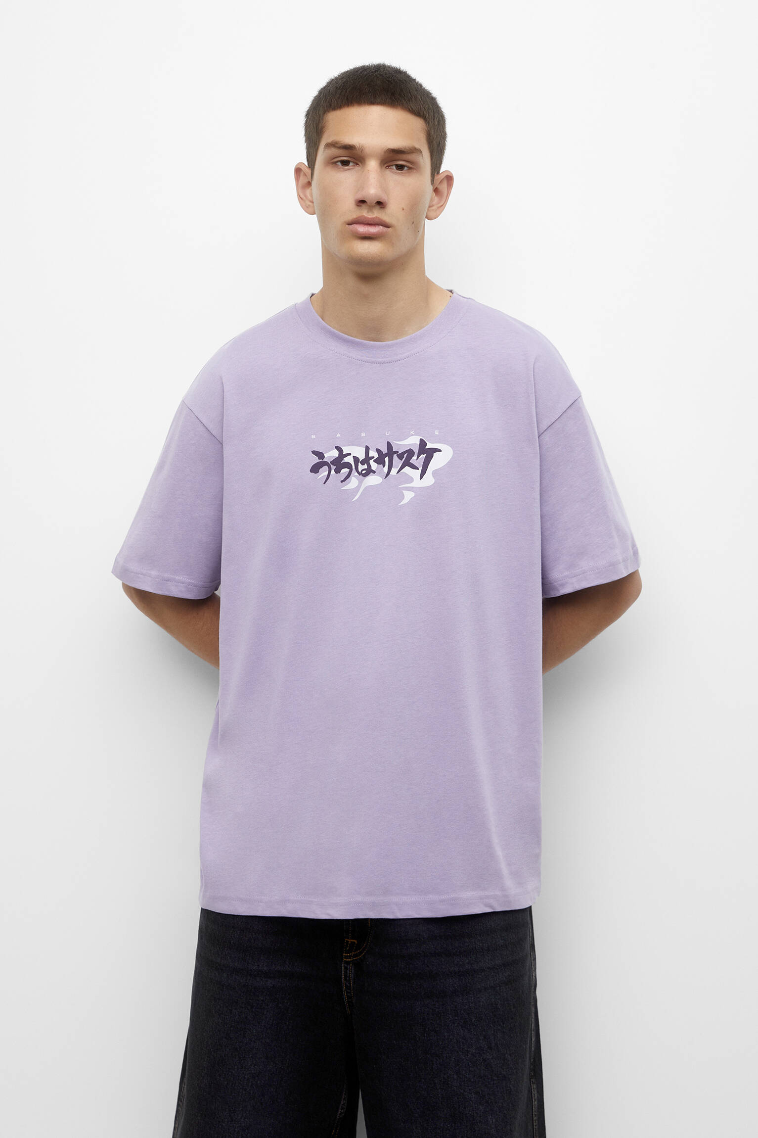 CAMISETA ROXA DO SASUKE UCHIHA - ROXA