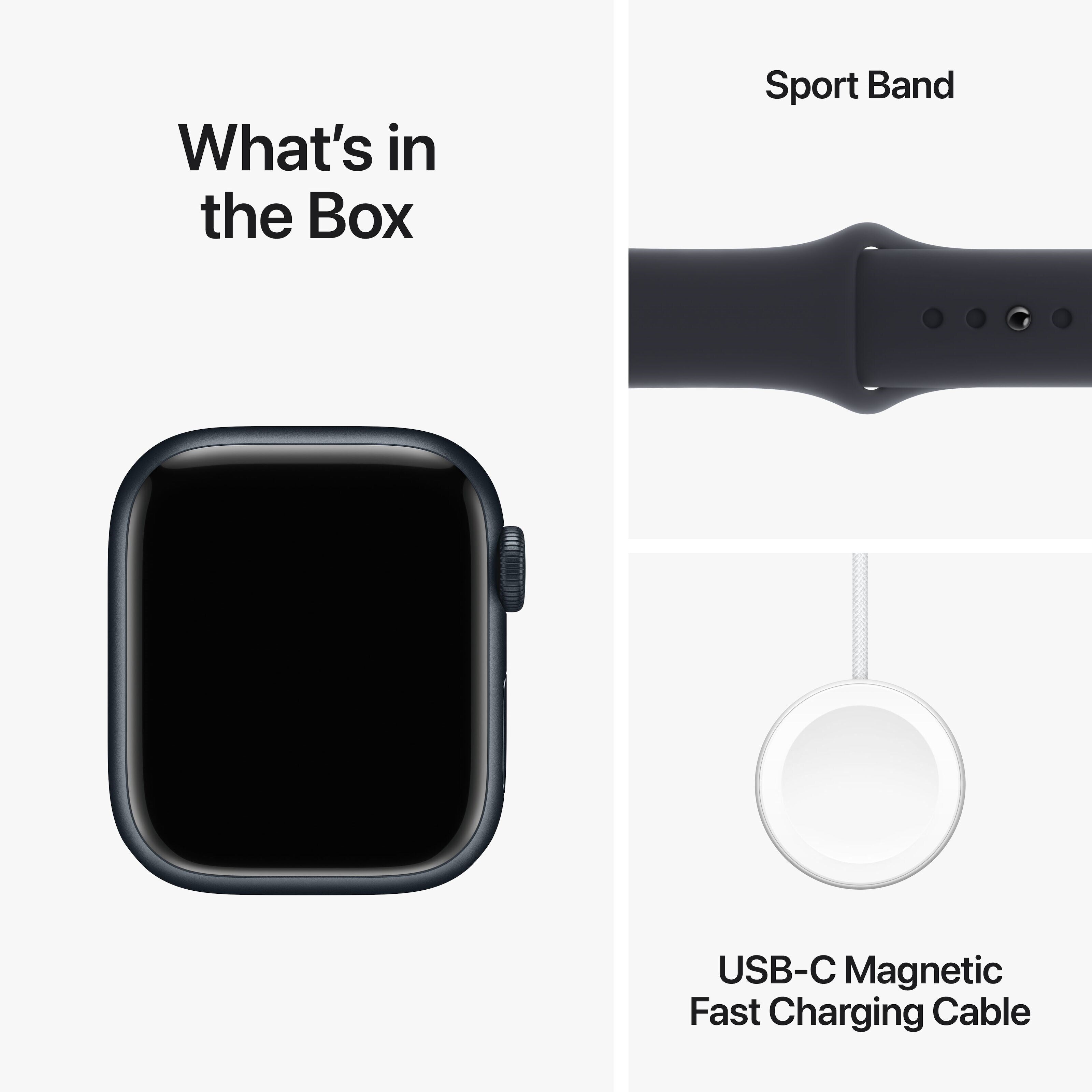 Apple Watch Series 9 GPS + Cellular 41 mm Midnight S/M