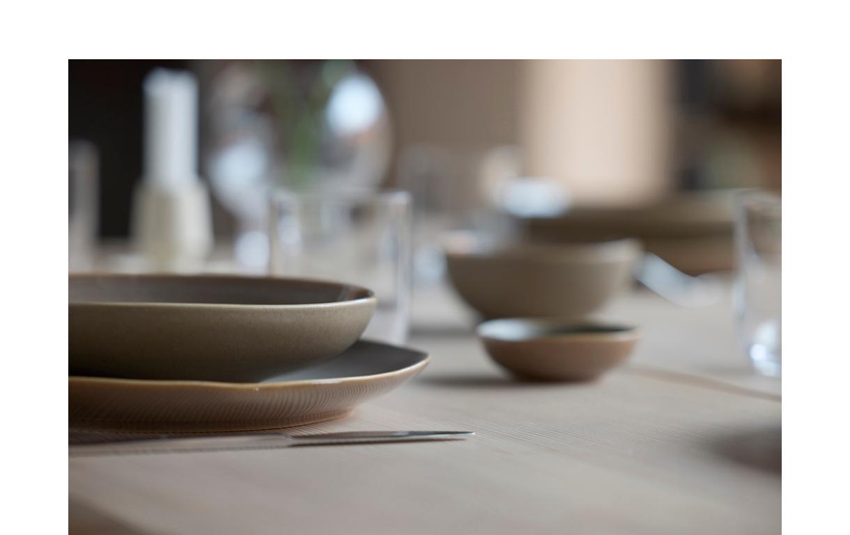 Suppen- & Pastateller Shoku Ø 21 cm, 6 Stück, Braun<br>Essteller-Set