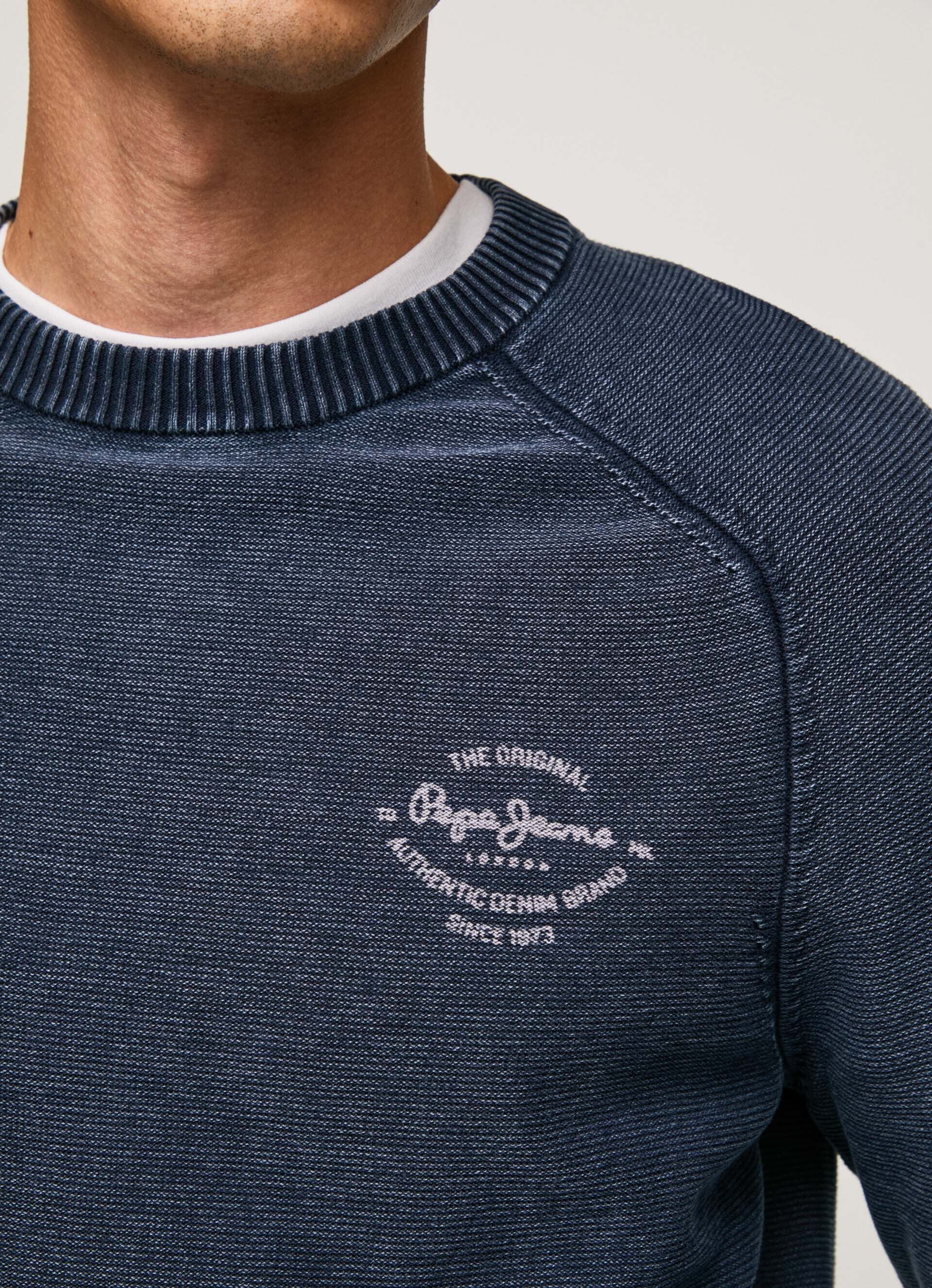 CAMISETA DE GOLA REDONDA PICK - azul índigo