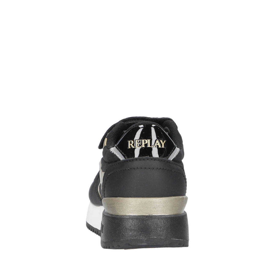 REPLAY sneakers zwart/goud