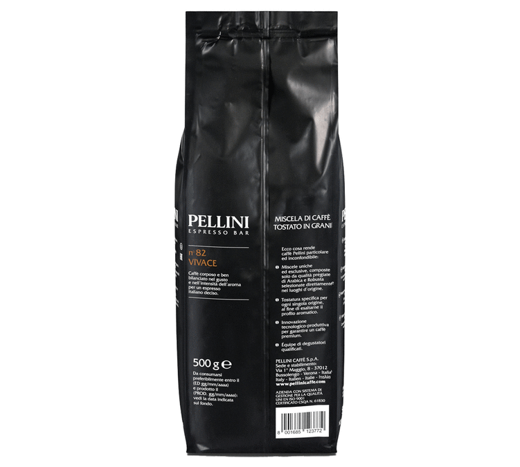Café en grain Espresso Bar Vivace N°82 - 500 gr - PELLINI