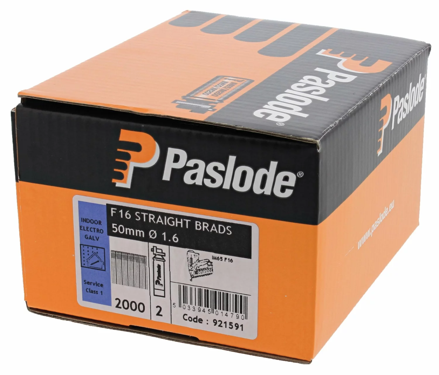 Paslode 921587 Afwerknagel incl. gas - IM65F16x25mm - Verzinkt 3Mµ (2000st)