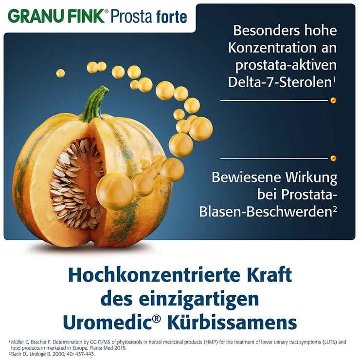 GRANU FINK Prosta forte 500 mg Hartkapseln, 80 St