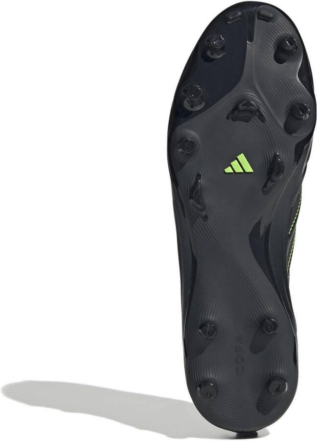Adidas Copa Pure III League Gras Kunstgras Voetbalschoenen (MG) Zwart Donkergrijs Groen