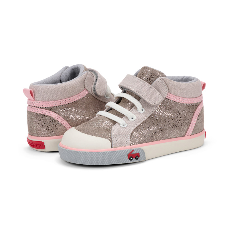 See Kai Run See Kai Run SKR Peyton Beige Metallic Leather
