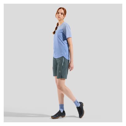 Sur-Short VTT Femme Odlo X-Alp Explorer Gris/Bleu