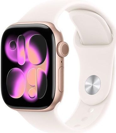 Apple Watch Series 11 GPS 42mm Rose Gold Aluminium Case with Light Blush Sport Band - M/L