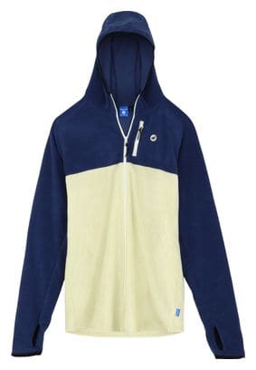 Polaire technique Lagoped Phantom Hoodie Bleu Blanc Unisex
