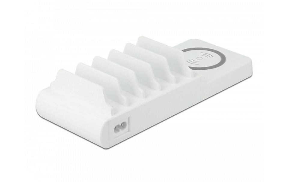 Ladestation 41450 mit Wireless ChargerLadestation mit einer Gesamtleistung bis zu 110W