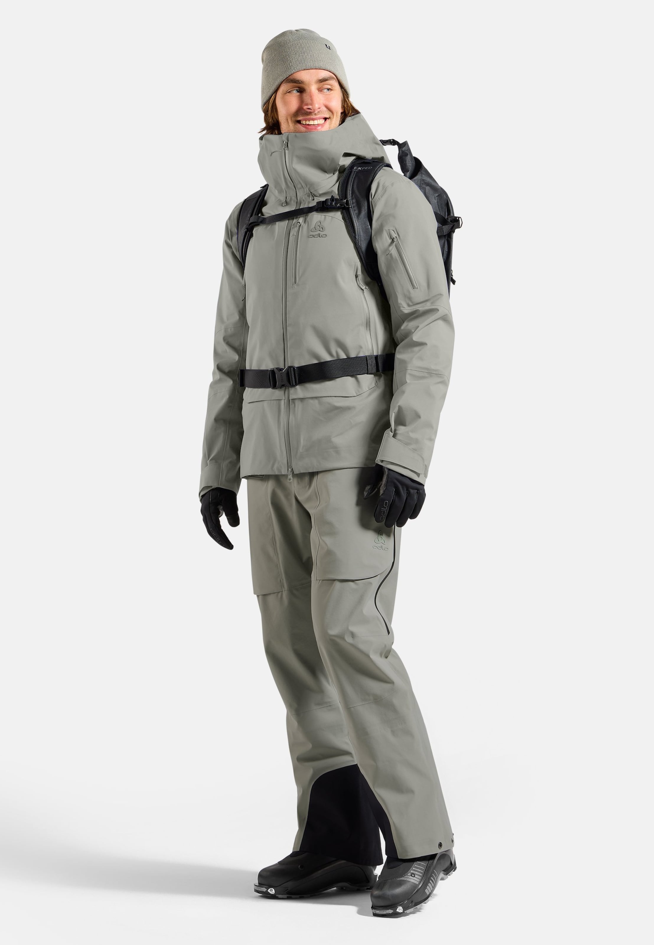 X-Alp 3L Hardshell-Skihose in shadow