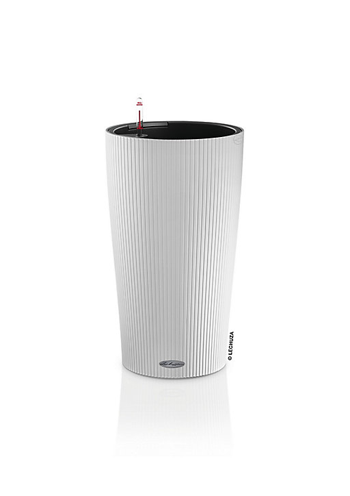 Pot rond Lechuza Color blanc Ø23 x h.41 cm