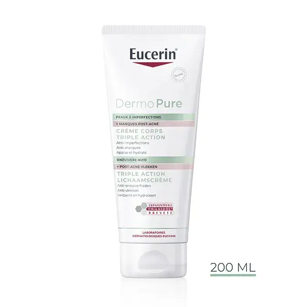 Eucerin DermoPure Routine Anti-Imperfections Corps Gel Nettoyant Triple Action & Crème Corps Triple Action