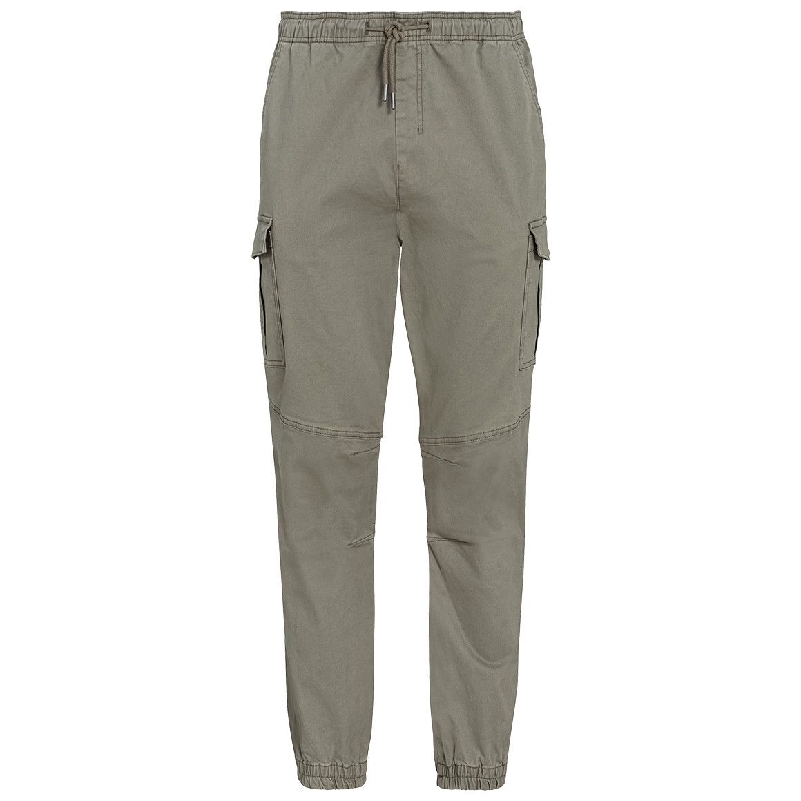 VanVaan Denim Herren Cargohose in Unifarben oliv