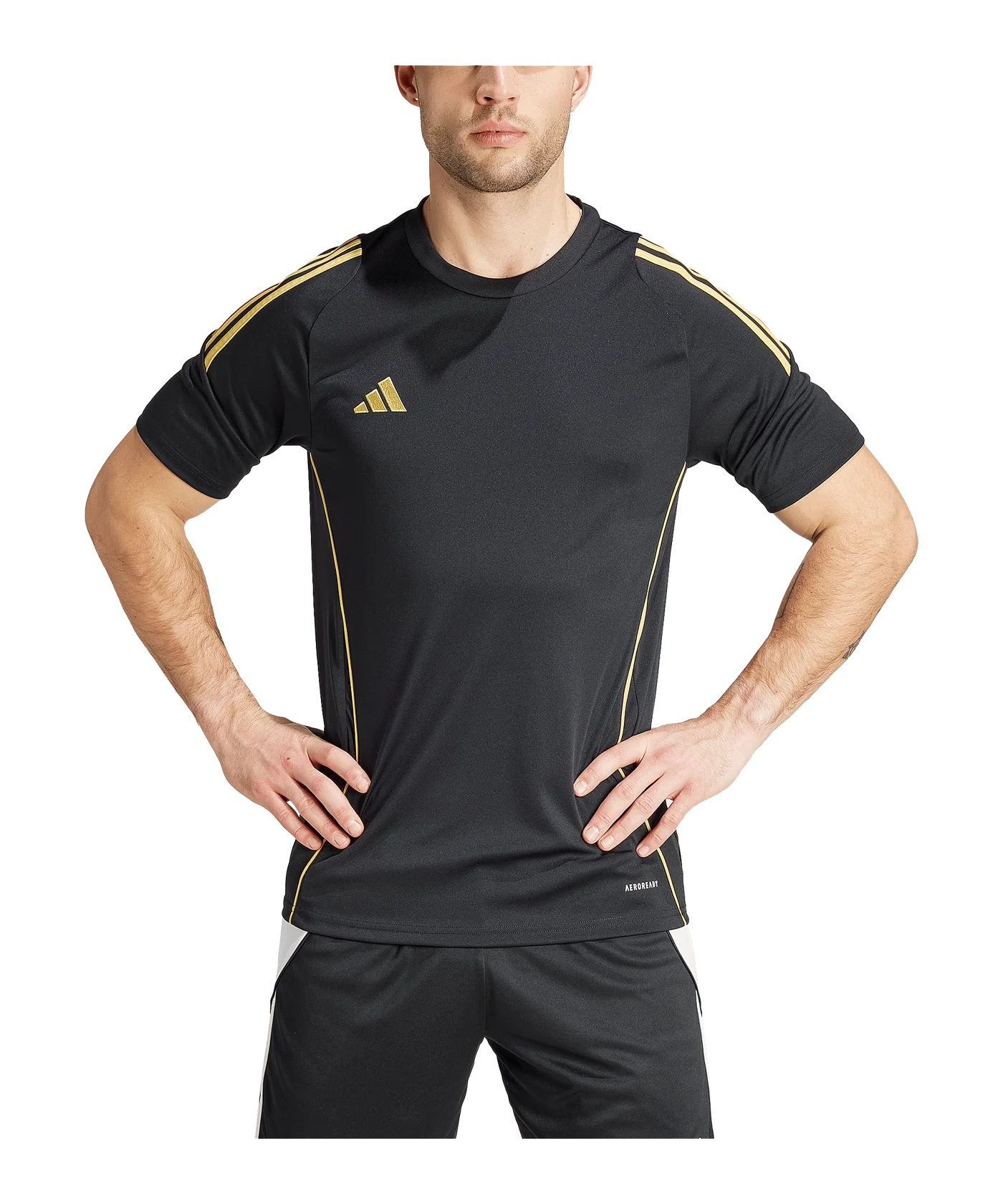 adidas Tiro 24 Trikot Schwarz Gold