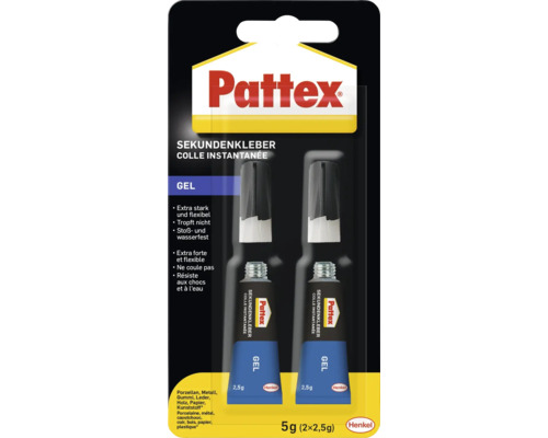 Pattex Superlijm Gel 2x 2,5 g