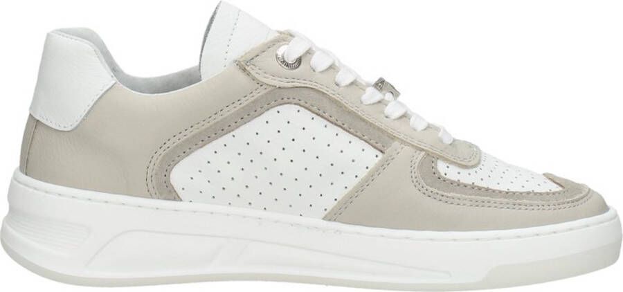 Bronx Witte Lage Sneakers Old Cosmo 66425