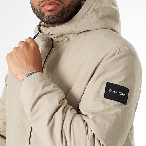 Doudoune Capuche Padded Crinkled Nylon 1799 Beige