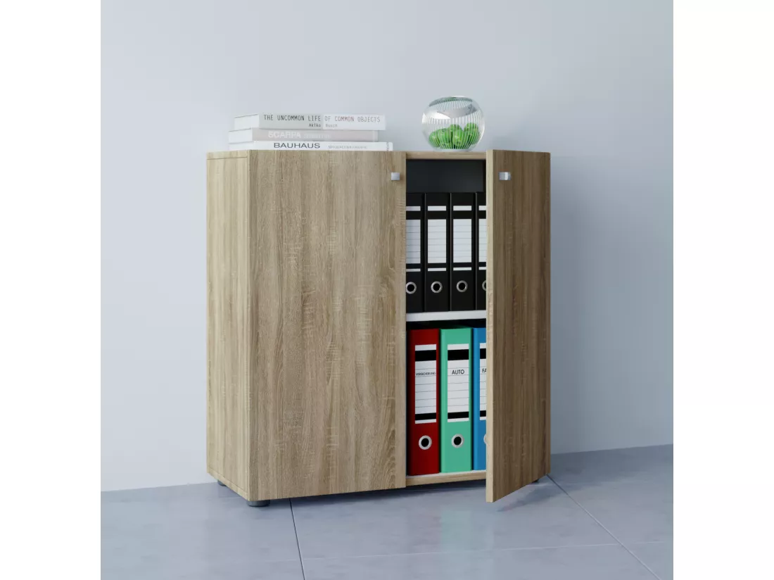 Armoire de bureau Armoire à dossiers Lona 2 cas