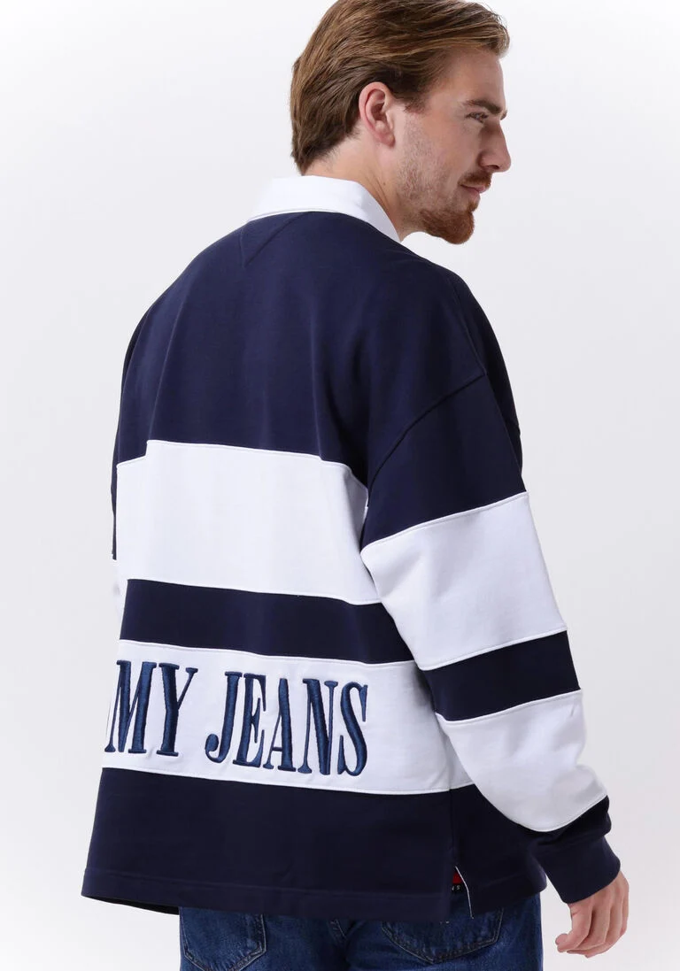 TOMMY JEANS multi tommy jeans trui tjm skater archive block rugby