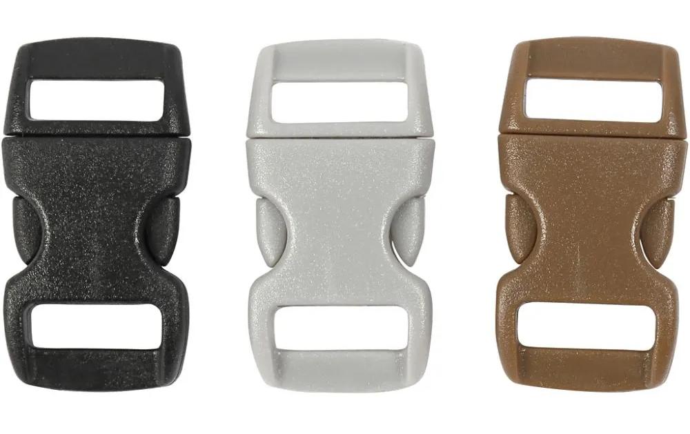 Klickverschluss 29 mm x 15 mm, Lochgrösse 3 x11 mm,100 StückKlickverschluss kompakt und praktisch