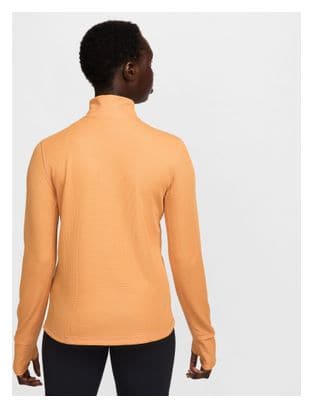 Haut 1/2 zip Nike Dri-Fit Trail Orange Femme