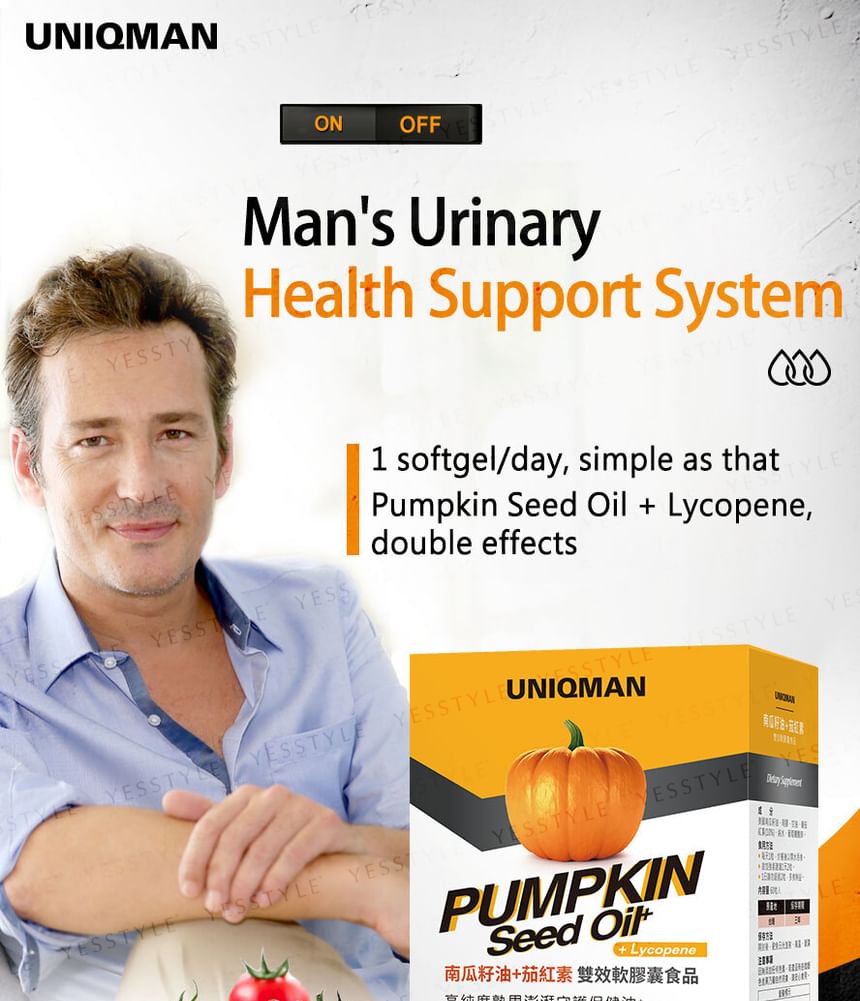 BHK's - Uniqman Pompoenpitolie + Lycopeen Softgel