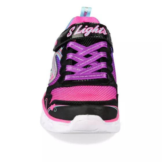 Baskets ROSE SKECHERS Heart Lights Love Sparkle