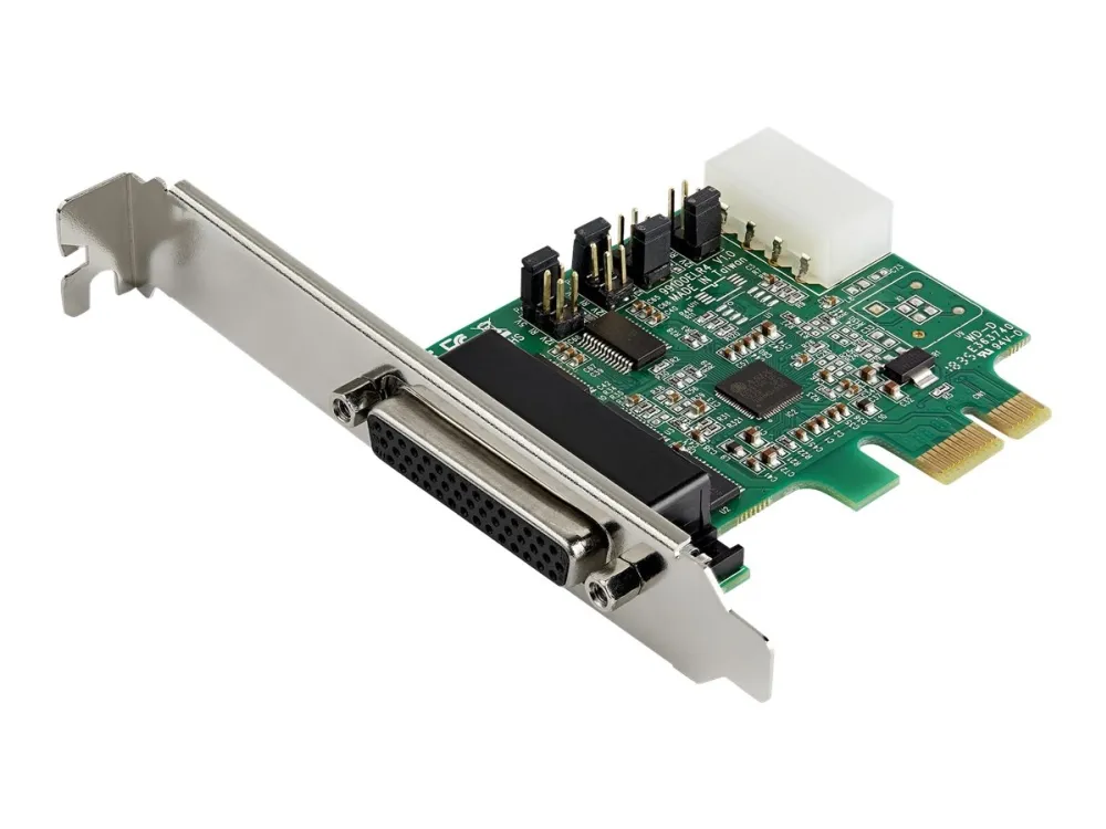 StarTech.com 4-port PCI Express RS232 Serial Adapter Card, PCIe RS232 Serial Host Controller Card, PCIe to Serial DB9 Card, 16950 UART, Desktop Expansion Card, Windows, macOS, Linux - Full/Low-Profile Brackets (PEX4S953) - Seriel adapter - PCIe - RS-