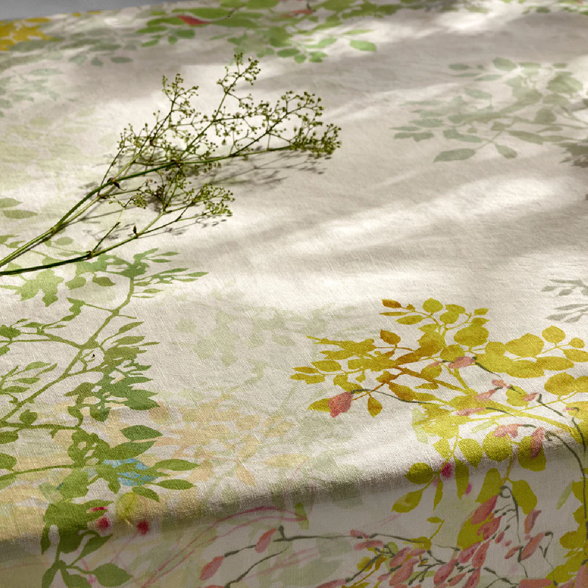Nappe métis lin & coton multicolore 155x225 Garnier Thiebaut