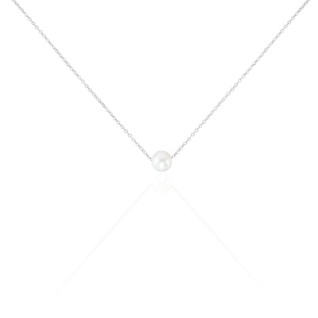 Collier Sissy Or Blanc Perle De Culture