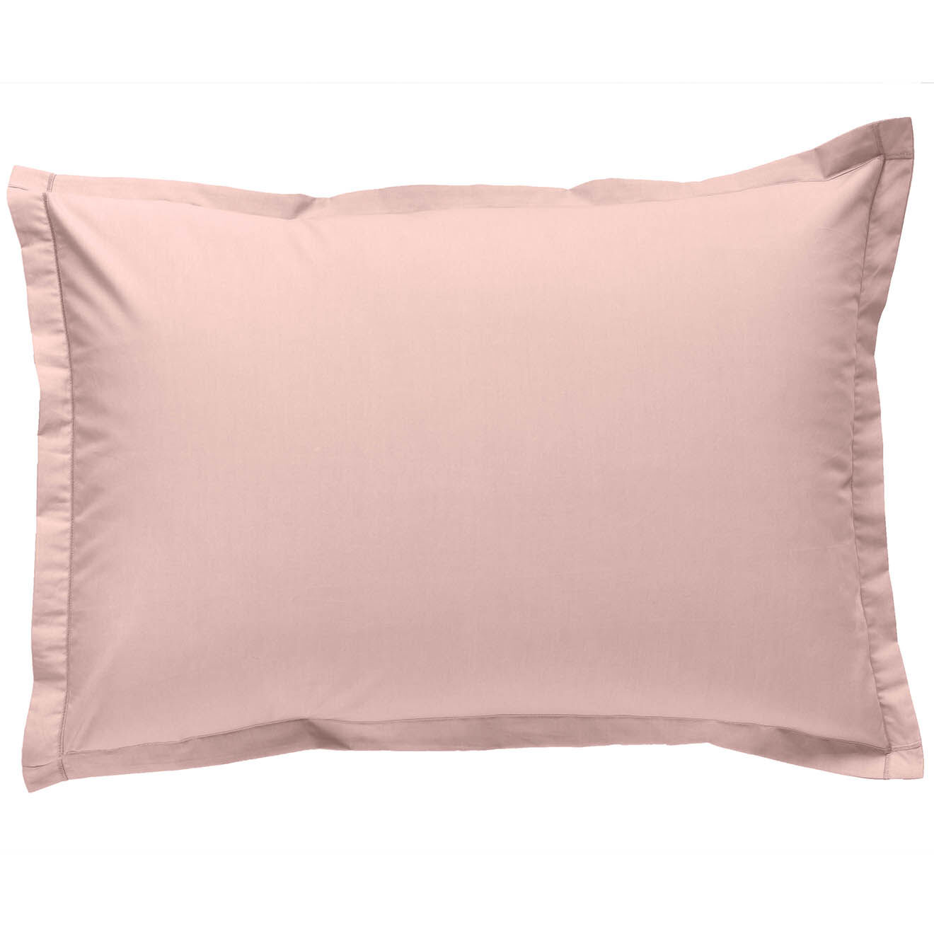 United by PDC Taie d'oreiller Tina 100% Percale de Coton rose poudré