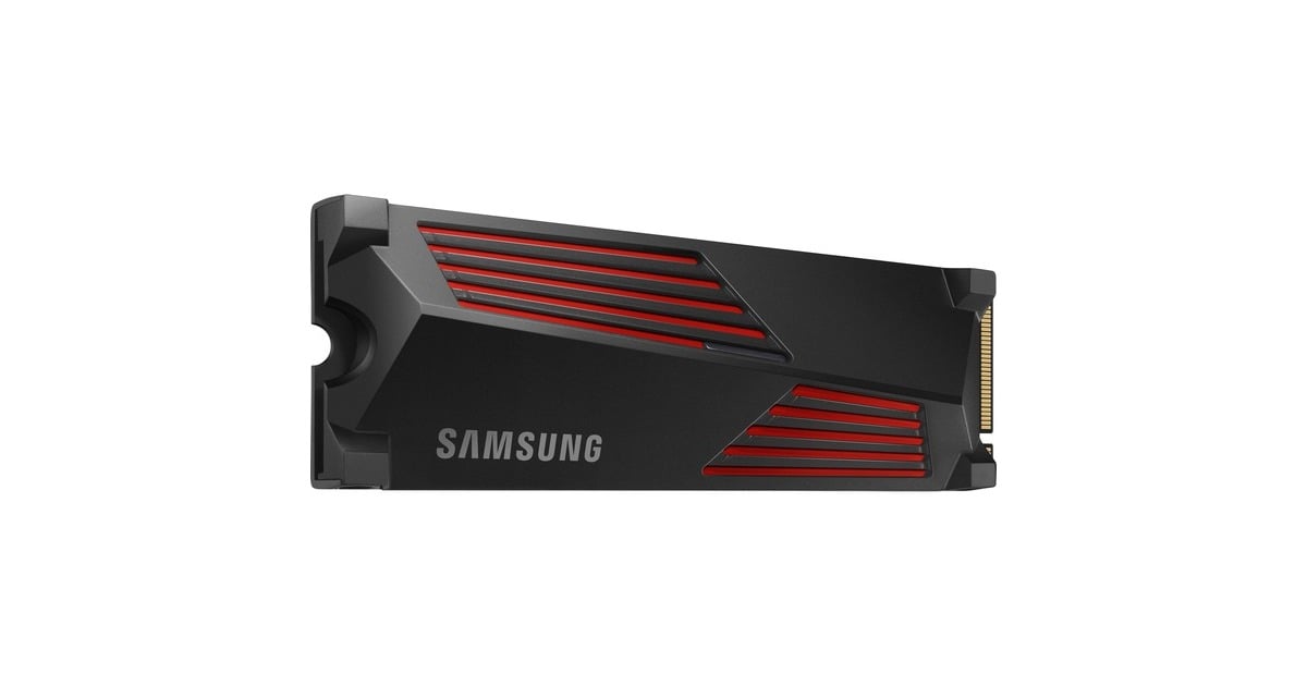 SAMSUNG990 PRO Heatsink 1 TB SSD  (PCIe 4.0 x4, NVMe 2, M.2 2280, RGB leds)