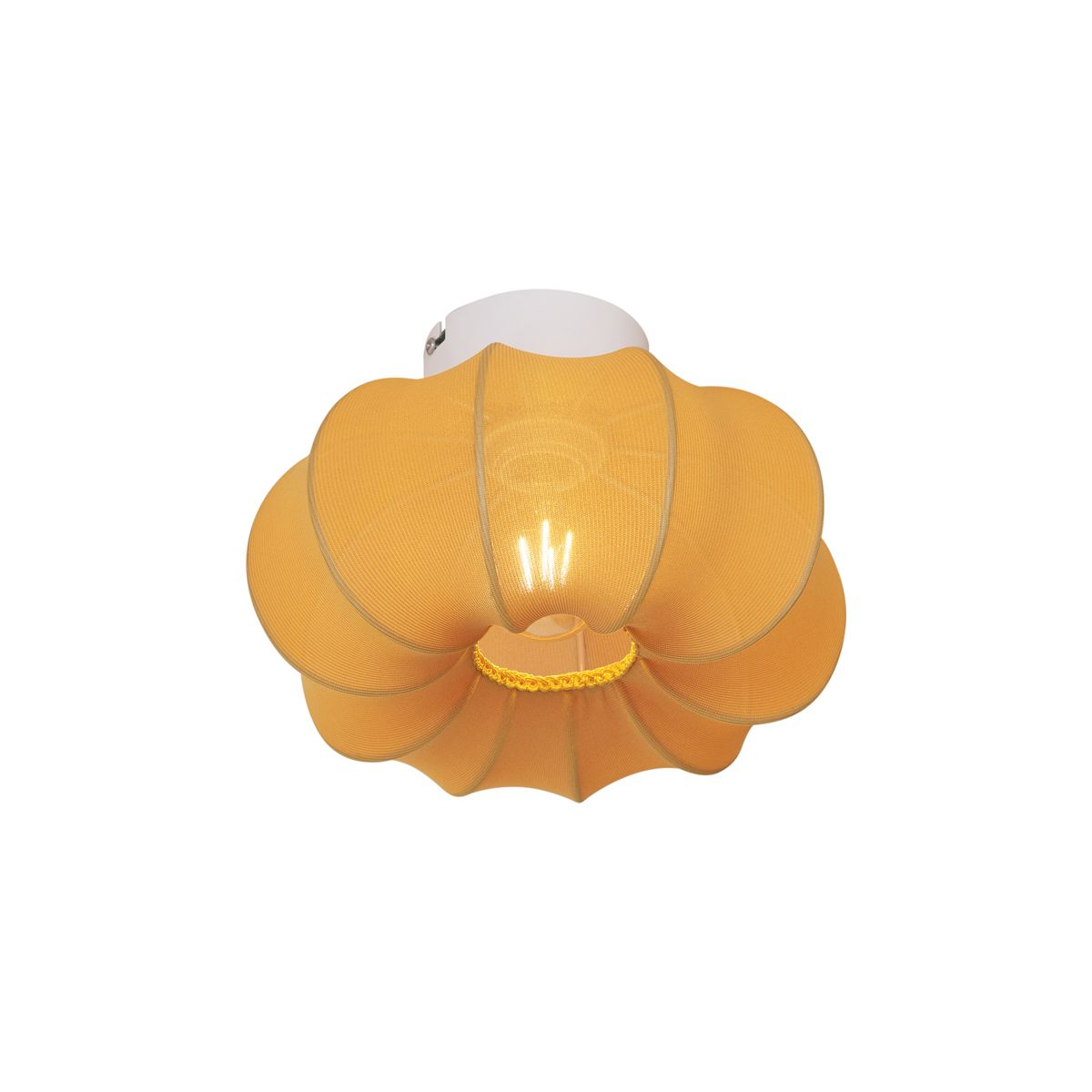 Japandi plafondlamp goud 27cm - Plu Asyesha