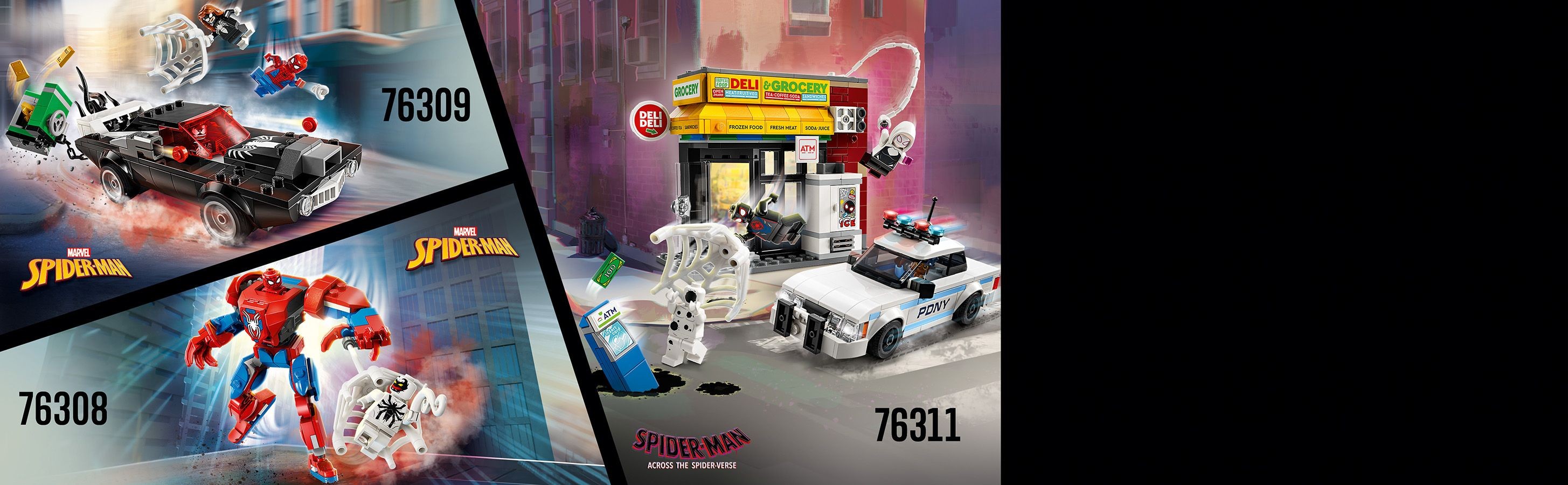 LEGO - Super Heroes - Spider-Man mod Venom Muskelbil (76309)