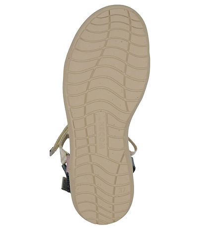 Woden Sandale - Line Lite - Ivory Multi