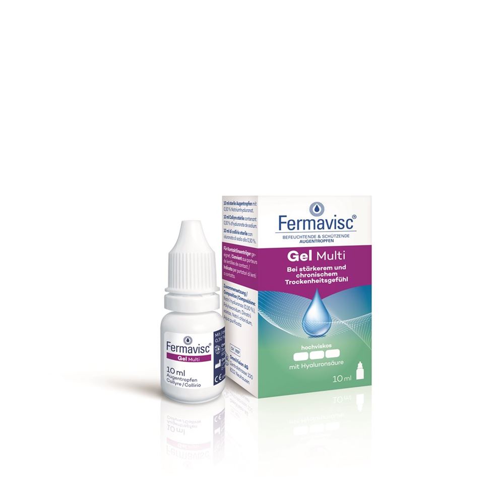 FERMAVISC Gel multi<br>10 ml, Flasche, Augentropfen, Lösung