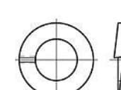 TOOLCRAFT 105700 Fjederring Indvendig diameter: 14.2 mm DIN 127 Fjederstål Galvaniseret 100 stk