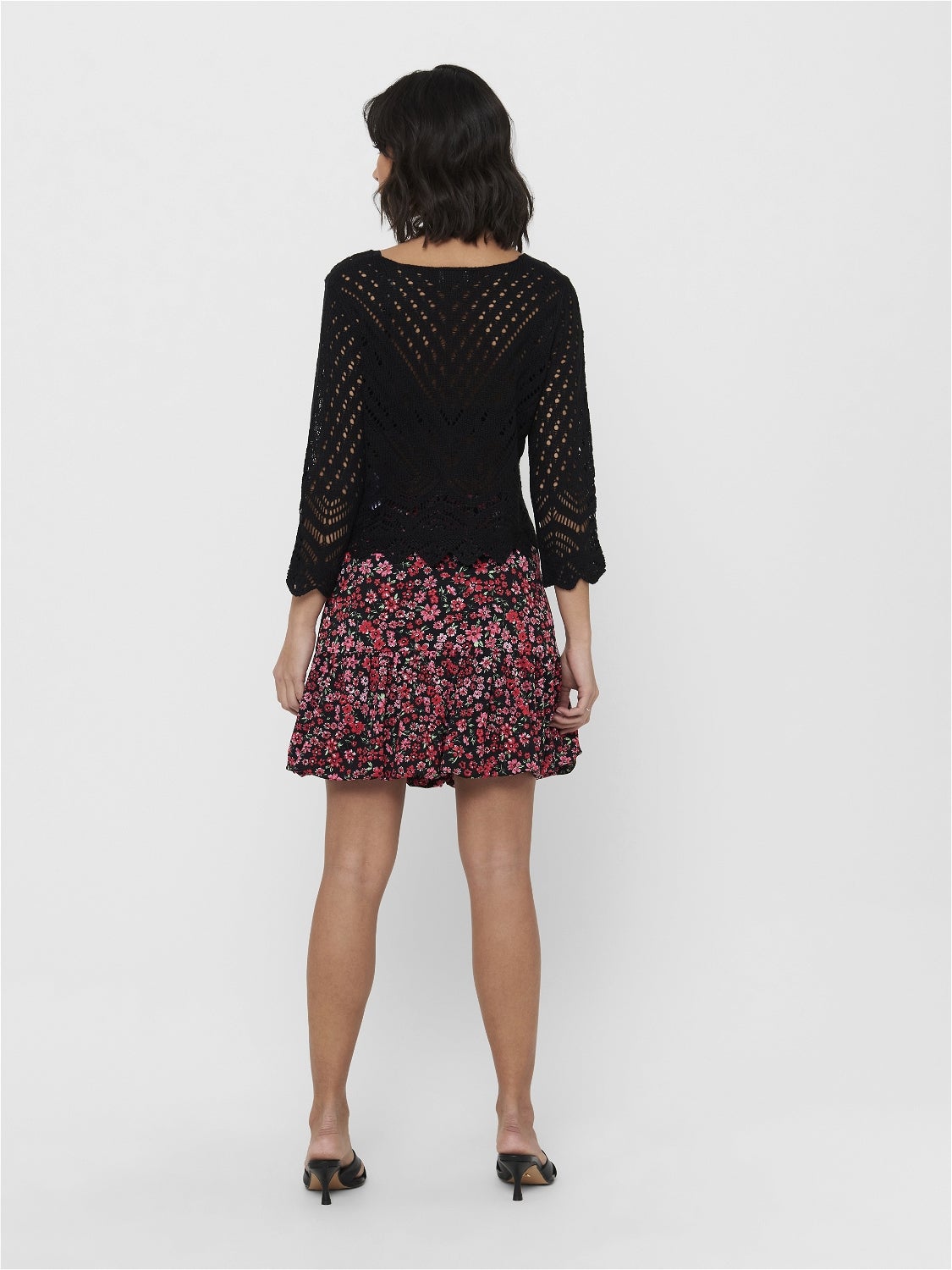 JDYNEW Gestricktes Oberteil Black