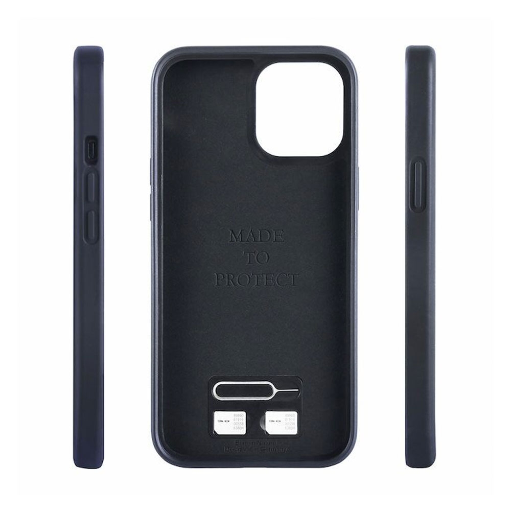 iPhone 12 / iPhone 12 Pro Hülle Stone Edition EcoBump (STO068) - Camo Gray