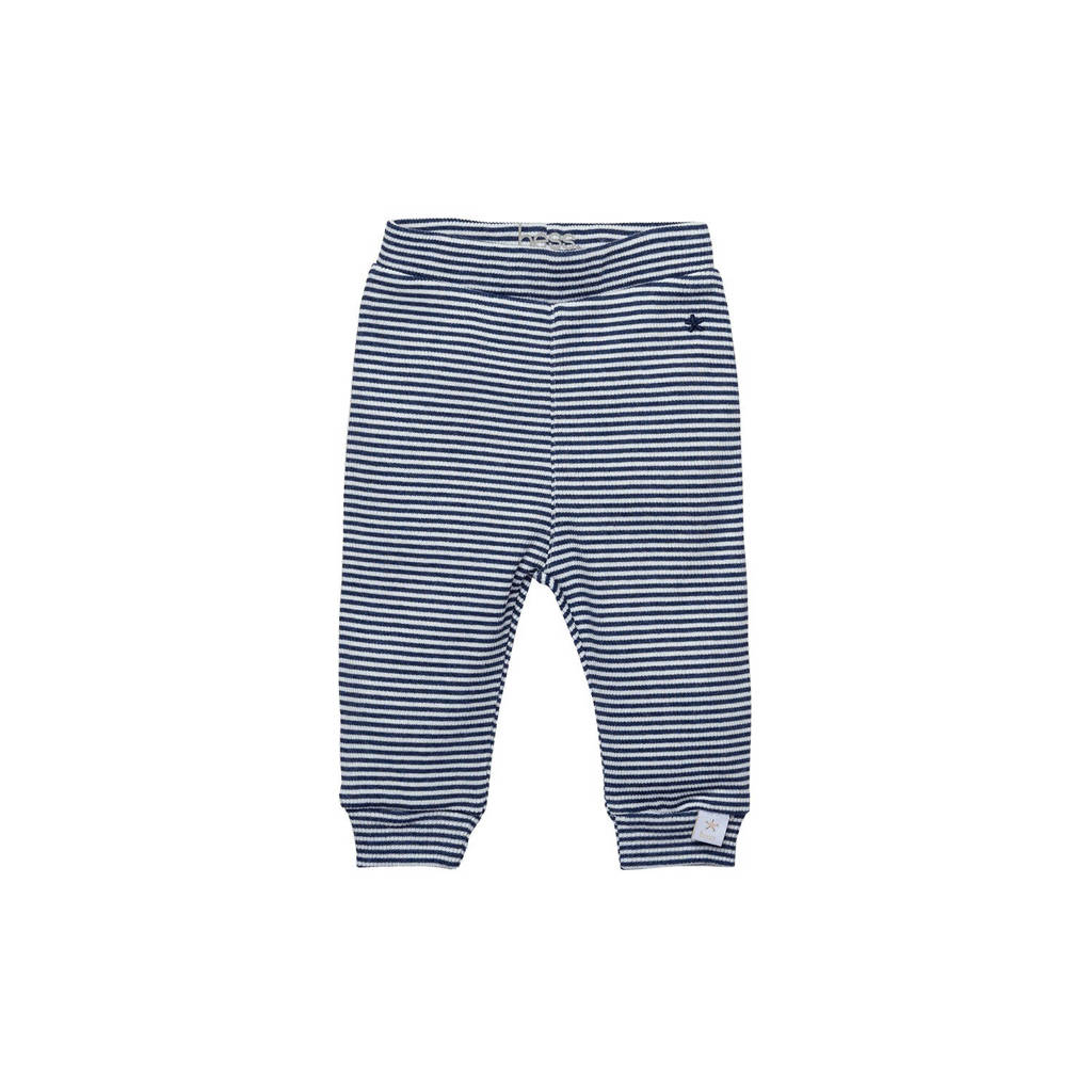 BESS baby gestreepte broek blauw