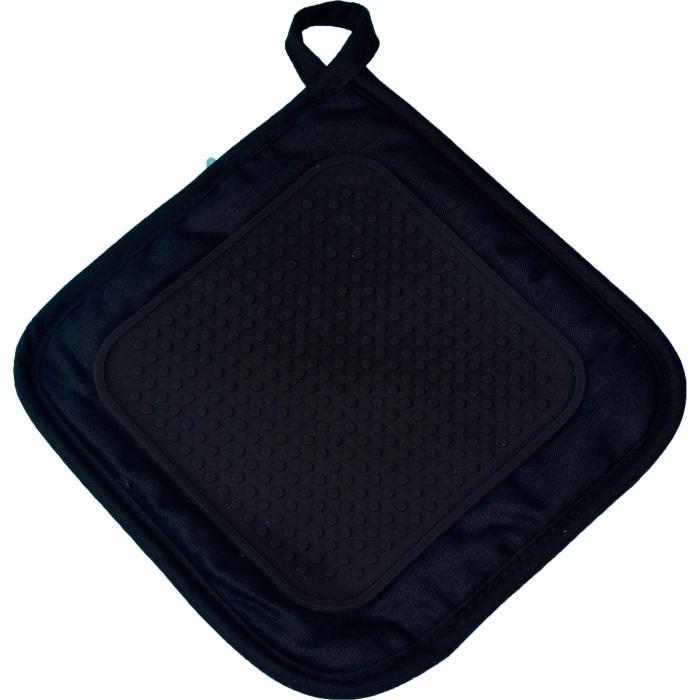 MANIQUE 19X19CM COTON SILICONE CUISTOT NOIR