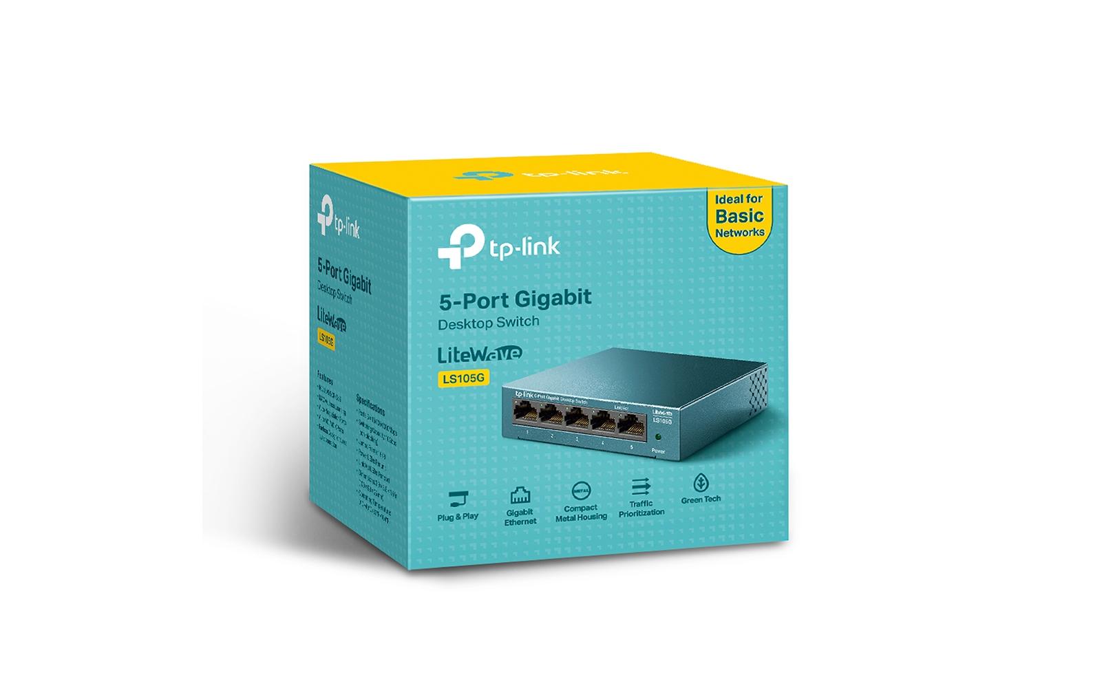 Switch LS105G 5 Port5-Port Desktop Switch (10/100/1000Mbps)