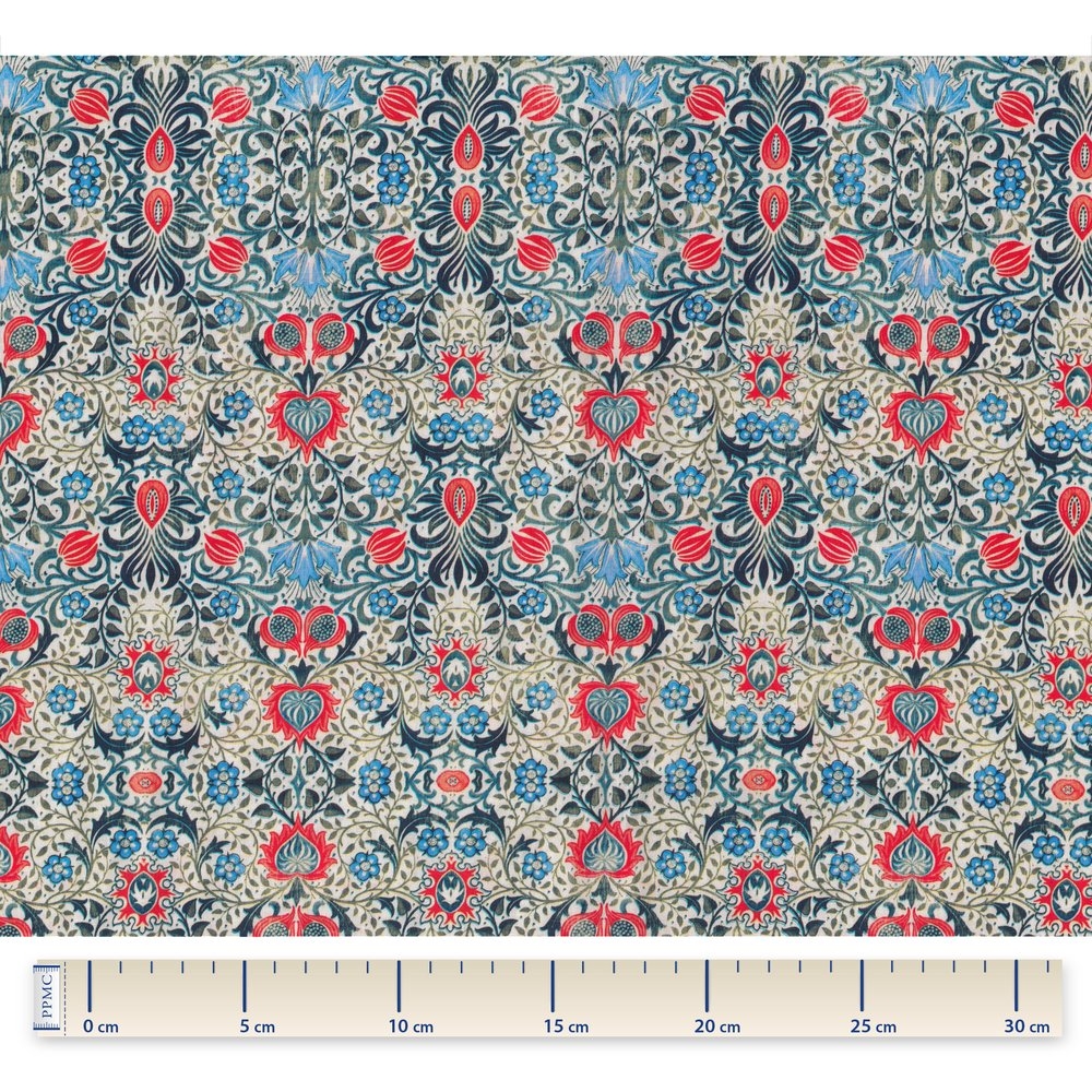Coupon Tissu 50 Cm Azulejos