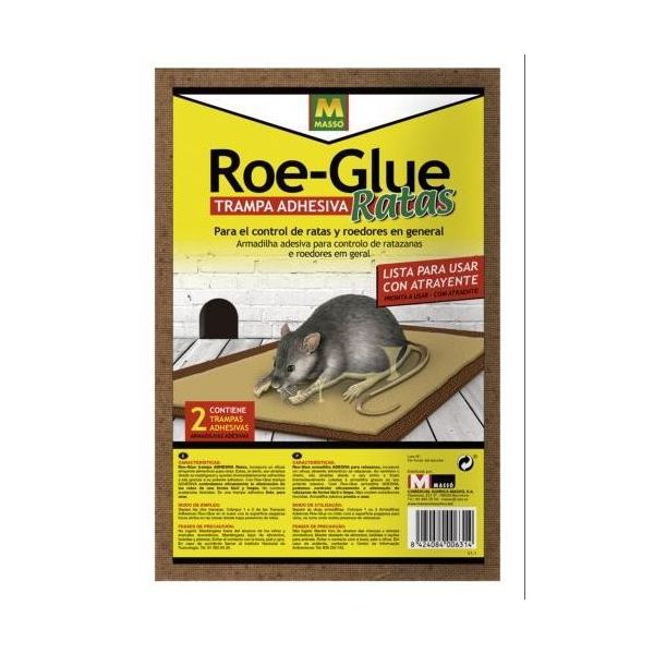 Masso Armadilha Adesiva de Rato de Cola Roe (2 Un) 231359 - 402861359