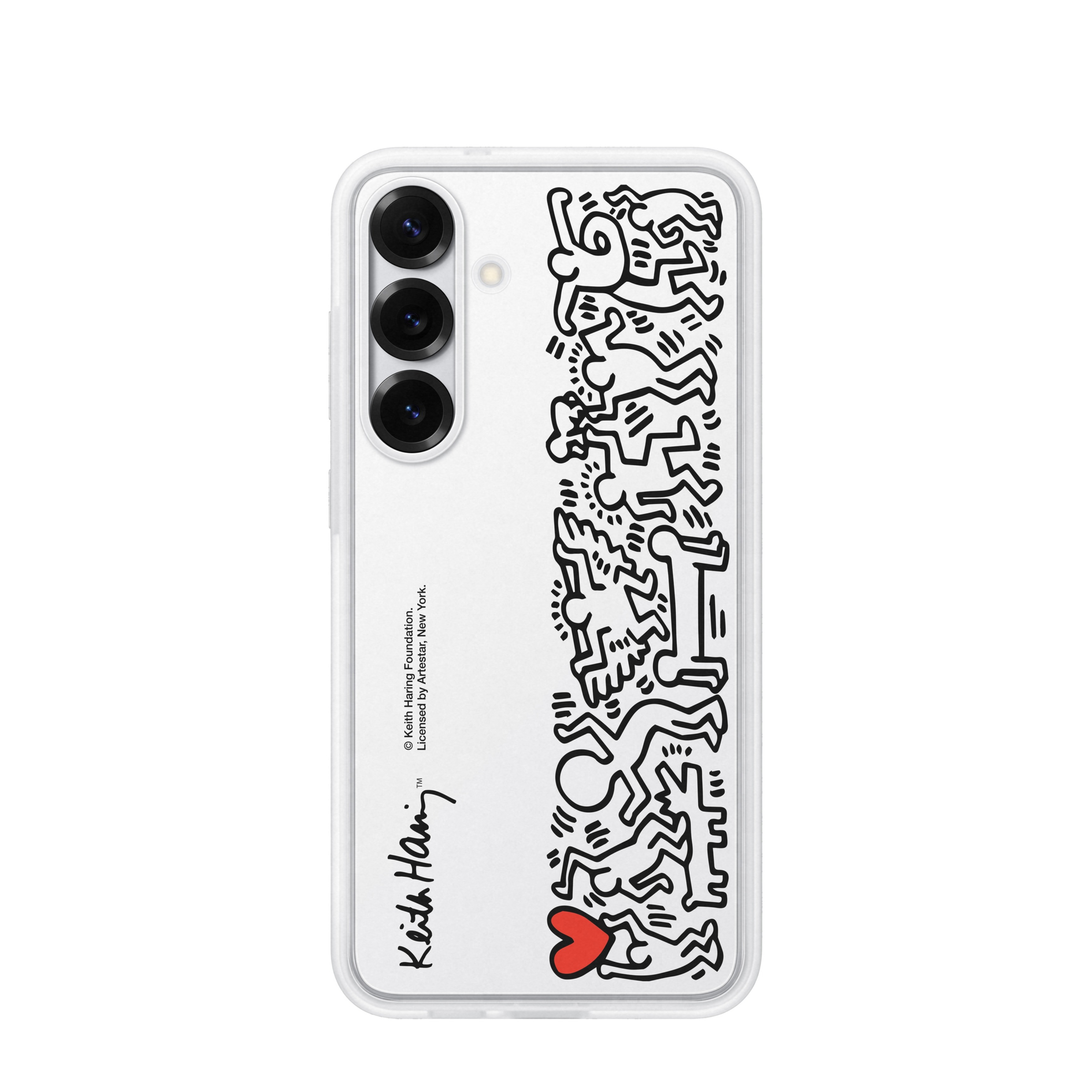 Galaxy S25  Plus Flipsuit Hardcase Hülle Clear Cover   NFC Einlegekarte (EF-MS936CWEGWW) - Transparent / Weiss