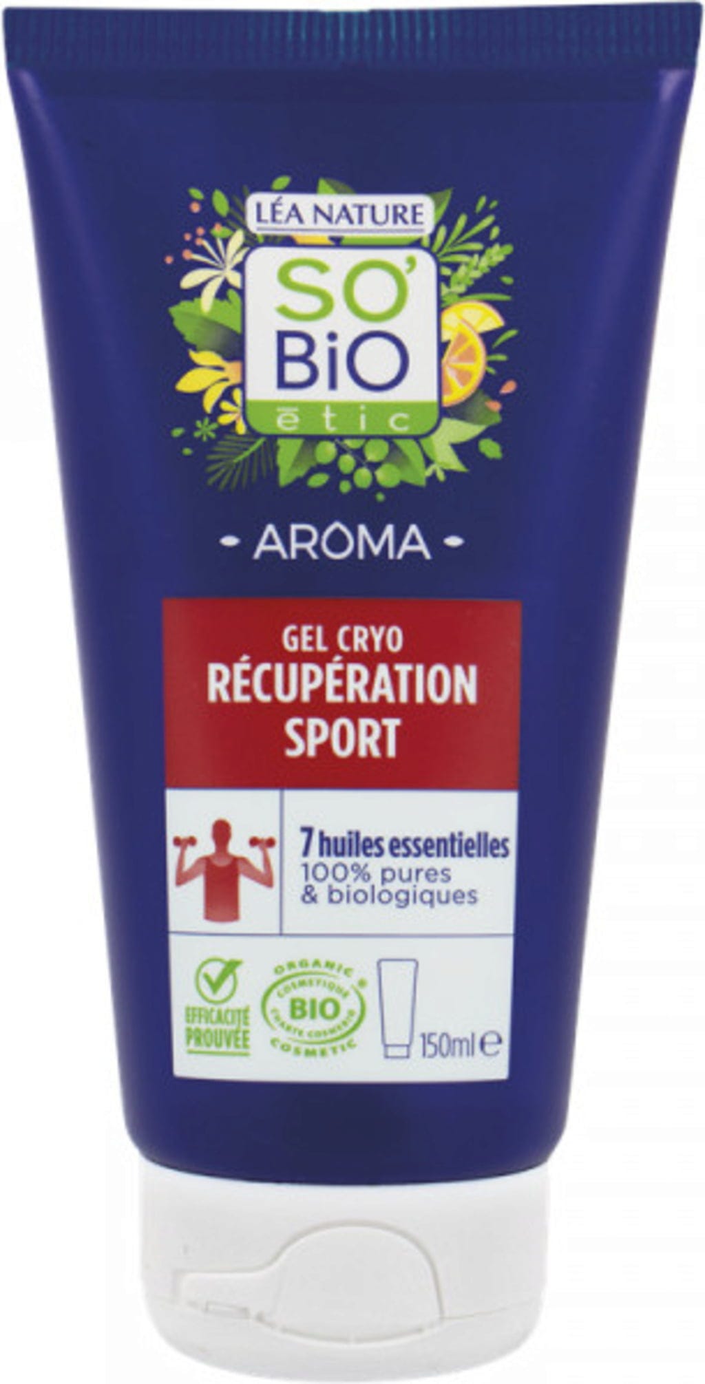 LÉA NATURE SO BiO étic  Aroma Menthol Sport-Gel, 150 ml
