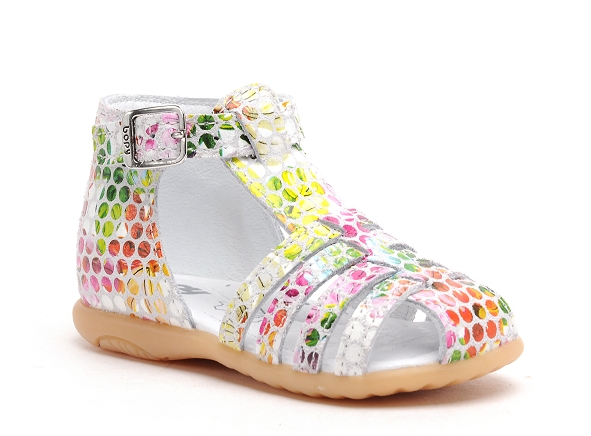 Bopy nu pieds bebe fille zepa multicolore